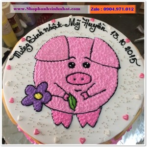 Bánh Sinh Nhật Con Heo Tuổi Hợi- Y12